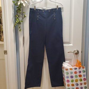 J. Crew sailor pants, size 2.